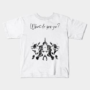 Rorschach inkblot test Kids T-Shirt